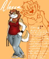 Alessa Character Sheet by Ed250 - dog, female, anything