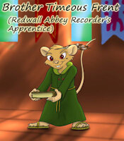 Brother Timeous by Chucky - cub, male, mouse, medieval, redwall