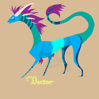 Vector by Rooibos - male, glowing