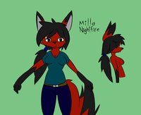 Milla Nightfire - Quick Ref by Nightfire - fox, female, red fox, vulpine