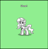 Meet Ghost! by CloudDust - female, mare, oc, ghost, screenshot, brony, bronies, pegasis, pegasister, ponytown, alicorn pony, ashestown