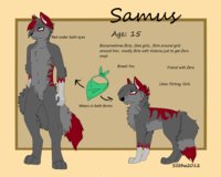 ..Samus Ref..:CO: by Emoarika - fox, male, sheet, vulpine, reference