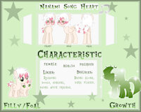 Nanami Song Heart by Snowfirechakat - female, ref sheet, mlp, pegasus, mlp:fim