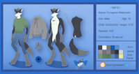 Kurogane Watanoshi ref 2021 by KuroganeWatanoshi - fox, wolf, male, reference sheet, anthro, birthday, art, folf, ref, anthropomorphic, refsheet, digitalart, 2021, kuroganewatanoshi