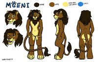 Mgeni reference sheet by Marisama - lion, king, sheet, ref, reference, eni, rawer