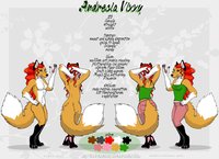 Andrecia Vixxy Reference by Zorkia - female, reference, wolfox