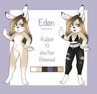 Eden Ref Sheet by SuetonicSonic - girl, bunny, nude, female, rabbit, reference sheet, character sheet, anthro, profile, furry, fem, character, ref, oc, ref sheet, reference, mammal, speckled, refsheet, digital art, lagomorph, sfw, character reference, referencesheet, character design, character profile, suetonicsonic