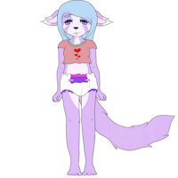 My 7th OC - Lilith by XaveyPike1 - diaper, female, playful, shy, oc, vulpine, adopted