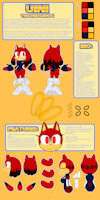 Uini reference by Uini - female, hedgehog, sonic fan character, uini