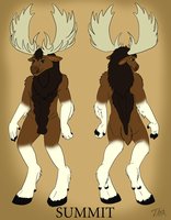 Summit Reference Sheet by Bakari - male, cervine, moose