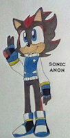 Sunshine the Hedgehog by SonicAnon - male, hedgehog, sonic, sonic the hedgehog, mpreg, sonadow, shadow the hedgehog, black arms, male pregnancy, sonic au, male mother