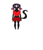 Shierra Jullynda Skunk by SteamLocoLtMtn - female, reference sheet, skunk, character sheet, general, skunkette, striped skunk