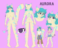 [OC] Aurora (gift) by BEASTofTURIN - feline, female, oc, tabby cat, aurora