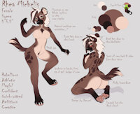 Rhea Michelis Reference by EnderFloofs - cute, female, hyena, rebel, female solo, female only