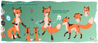 Yato Refsheet [2021] by YumiSternfuchs - fox, female, vixen, refsheet, transfemale