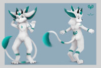 Kio by Furryluv19 - cub, male, reference sheet, ref sheet, lightbringer