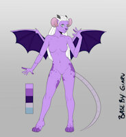 Keylam by Harleking - female, male, demon, mouse, character sheet, succubus, incubus, genderfluid