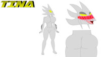 OC - Tina by Noah888 - female, sexy, blush, android, robot, tina, voluptuous, original character, creative commons, sexbot, robot joe