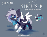 Sirius-B "Siri" Reference by EnderFloofs - female, mare, pony, reference, immortal