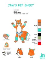 MY UPDATED REF SHEET!!! by Jimox1985 - babyfur, diaper, fox, cub, male, three, tailed