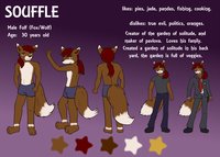 Male Ref Sheet by Souffle - folf, male/solo