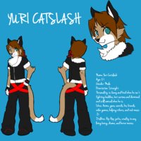 New Submission by YuriCat101 - cat, male, sheet, ref, yuri, catslash