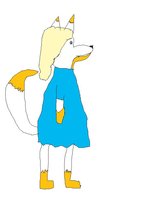 icicle  by dilbertdog - fox, cub, girl, female