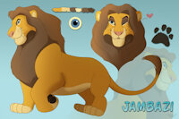 Jambazi (Maalum's Father) by lionkinguard - feline, female, male, lion, adult, jackal, canine, teenager, disney, love, family, oc, the lion king, drama, canines, felines, lions, mammal, males, adults, original characters, jackals, original character, lion king, info, information, mammals, ocs, the lion guard, lion guard, maalum, kaikai, jambazi