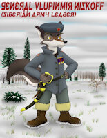 The Siberian Wolf General by Chucky - wolf, male, russian, soviet, uniform, redwall