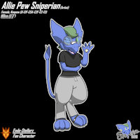 OUTDATED Allie Pew Sniperian (Artist) by Sniperian - girl, woman, female, alien, original, anthro, furry, artist, character, oc, anthropomorphic, nerd, sona, original character, pew, allie, koopew, sniperian