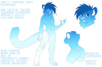 Sapphire "Saph" Kazakawa Reference by EnderFloofs - female, reference sheet, leopard, military, furry, ref, pilot, ref sheet, reference, refsheet, leopardess, leopard cat