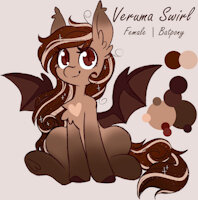 Veruma Swirl Reference by EnderFloofs - female, bat, reference sheet, mare, pony, reference, batpony