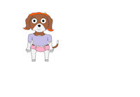 Piper Puppy The Beagle by SteamLocoLtMtn - dog, diaper, female, reference sheet, character sheet, general, toddler, beagle, toddlerfur, toddlergirl, toddler girl, toddler fur, babyfurry