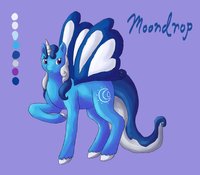 Moondrop ref. by RikaKitty - female, horse, pony, character, unicorn, oc, my little pony, g2