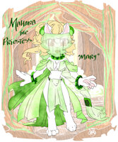 Mahara The Priestess - "Mary" by AlphaMamaLioness - female, hedgehog, priestess, sonic au, mary the hedgehog, alphamamalioness