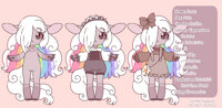 261221 by lychee - male, reference sheet, horse, rainbow