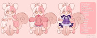 261221 by lychee - female, squirrel, reference sheet, pink