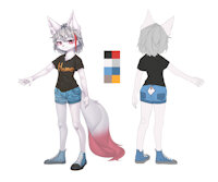 New Submission by tokonuri - fox, female, casual, referencesheet