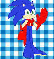 Sonic the Hedgehog by Fansofan - boy, male, teen, gay, scarf, jacket, homosexual, feet, paws, teenager, hedgehog, young, sonic, oc, rodent, sonic the hedgehog, feetpaws, mobian, original character, alternate universe, sonic fan character, feet fetish, alternate version, young boy