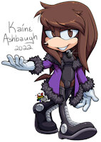 Fleur/Kaine Ashbaugh (2022) by FleurTheEchidna - female, male, leotard, long hair, bulge, sonic, open shirt, coat, echidna, mobian, male/female, sonic fan character, eggman empire, team sonic, male solo, sonic oc, genderfluid, female solo, mobian echidna, long boots