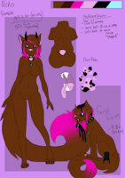 Neko by InsaneArtist - feline, female, fursona, refrence sheet