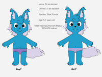 New character possibly? by unknown809 - cub, character sheet, little girl, little boy, blue panda