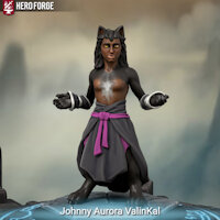 Experiment on Hero Forge #1 by StormsofKings - wolf, male, monkey, beastkin