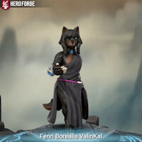 Experiment on Hero Forge #2 by StormsofKings - fox, female, foxgirl, beastkin