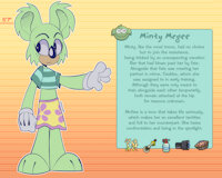 minty mcgee ref by itchimari - female, toon, koala, character reference, toontown, trans girl