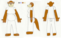 Experiment by Jukain726 - male, reference sheet, fursuit, reference, partial, fursuit reference, partial fursuit, north american river otter