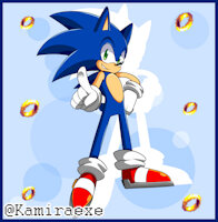 Sonic the Hedgehog by kamiraexe - sonic the hedgehog, sonicthehedgehog, sonicart, sonicfantart