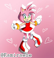 Amy Rose by kamiraexe - amy rose, sonic character, amyrose, soniccharacters