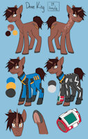 Dove King Chaaracter Sheet by ByJoveWhatASpend - female, character sheet, unicorn, unicorn pony, fallout 4
