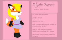 Alycia and Elysia Ref Sheet by AnthonitecusWolff - fox, anthro, ref sheet, animal, queen, sfw, general audiences, female fox, sfw furry, adventures of animator igor and his friends, alycia foxson, elysia foxson, queen elysia